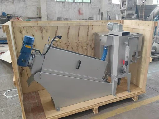 BioCell Volute Screw Press Sludge Dehydrator 03 BioCell Volute Screw Press Sludge Dehydrator 03
